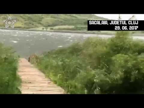 Furtuna violenta Lacul Stiucii Sacalaia (Cluj) 29 06 2017