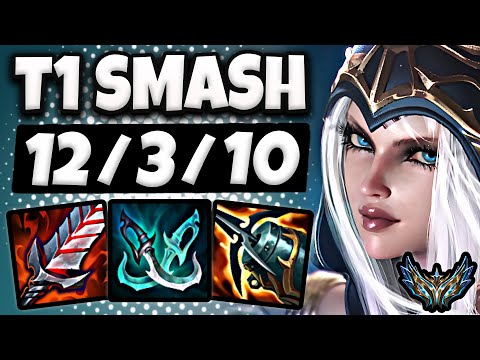 T1 Smash Ashe vs Ziggs [ ADC ] Korea Challenger 1446 LP | Patch 25.18