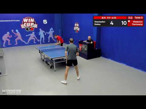 12:00 Зубко Вячеслав  0-3 Павловский Владислав  стол 5  ЮГ-2  22.06.22