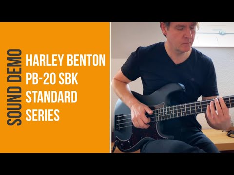 Harley Benton PB20 SBK Standard Series - Sound Demo (no talking)