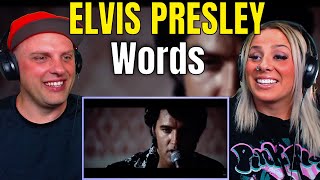 Reaction To ELVIS PRESLEY - Words (New Edit) 4K | THE WOLF HUNTERZ REACTIONS