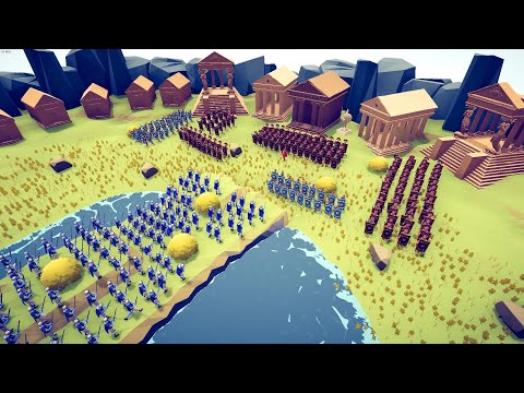 CAN 80x ROMAN ARMY DEFEND CASTLE? - Totally Accurate Battle Simulator TABS