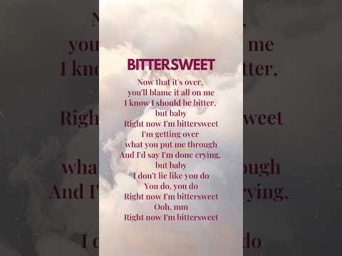 Madison Beer Bittersweet Lyric (No ads) #bittersweet #madisonbeer #bittersweetlyric #music #lyrics
