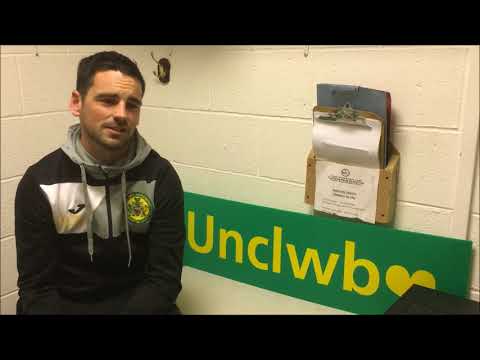 Iwan post match v Llandudno Junction 20.9.2017.