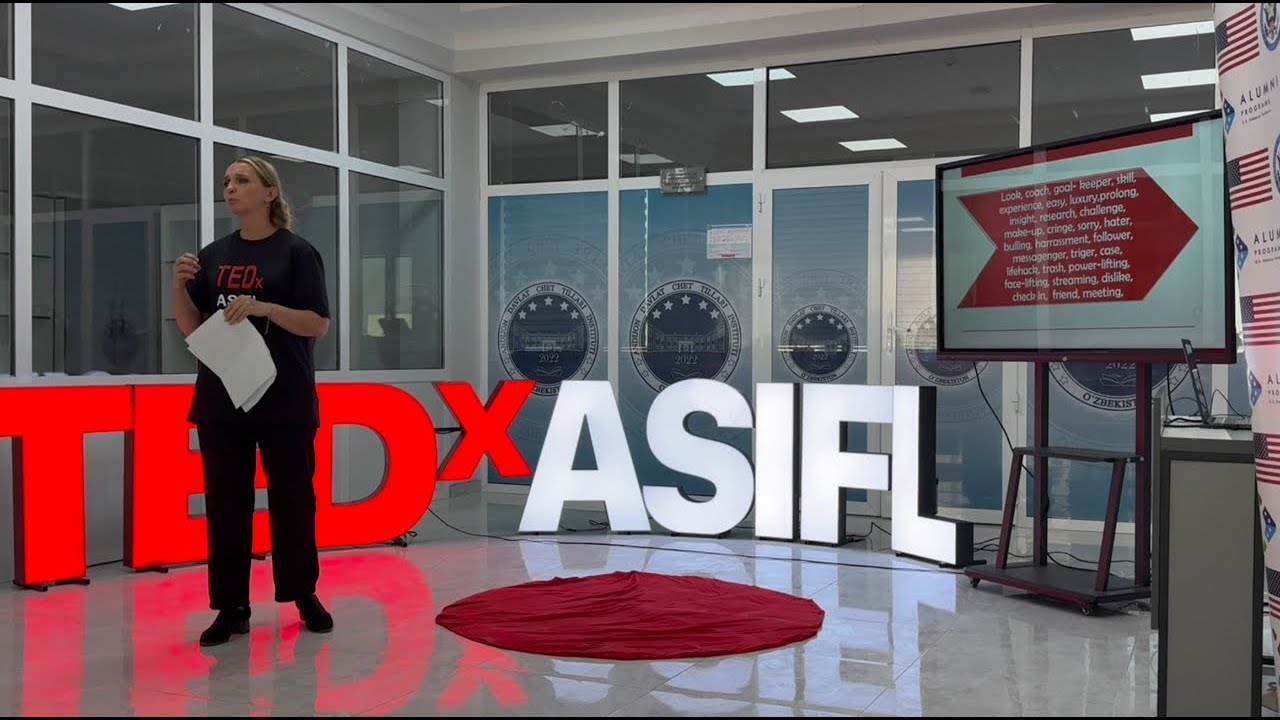 Excessive incorporation of English borrowings into the Russian language | Inamova Marina | TEDxASIFL