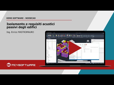 DEMO NoiseCad – Il software per l’isolamento e calcolo dei requisiti acustici passivi degli edifici