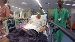 preview picture of video 'Having heart attack (MI - Myocardial Infarction) treatment , Derriford Hospital - Plymouth'