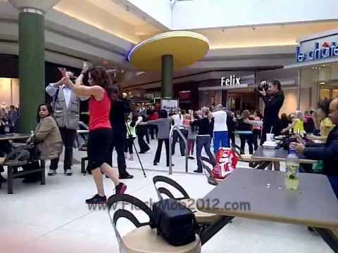 FLASH MOB 2012 - "Let's Get Fit!" - Devonshire Mall Food Court - Windsor ON Canada (FIXED)