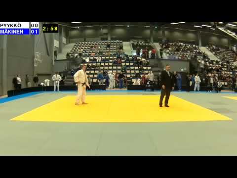 Finnish Judo Open 2018: M21-81: PYYKKÖ - MÄKINEN