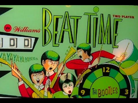 1967 Williams BEAT TIME Pinball Machine In Action
