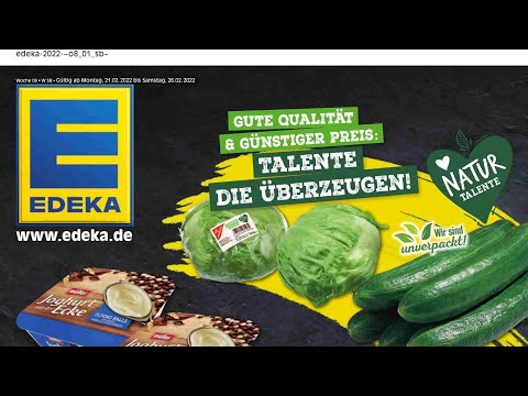 🛒 Edeka Katalog Prospekt 21 bis 26. Februar 2022 - Neuigkeiten, Angebote Deutschland 🇩🇪