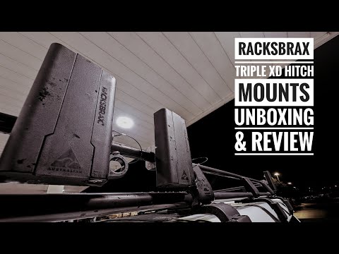 RacksBrax Triple XD Hitch awning mounts unboxing and installation on our Mitsubishi Montero/Pajero.