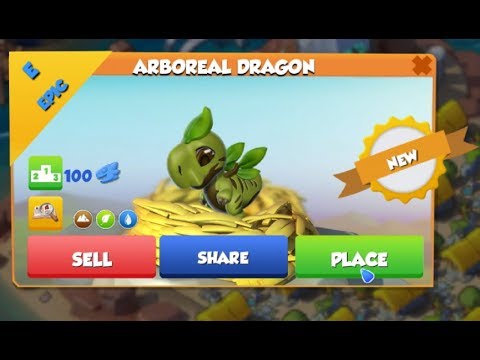 Did you get Arboreal Dragon, How to get Arboreal Dragon, Hatch Arboreal egg, Dragon Mania Legends