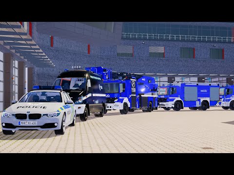 Blue Emergency Call 112 - Hasići New skins All Firefighters and Ambulance on Duty! 4K