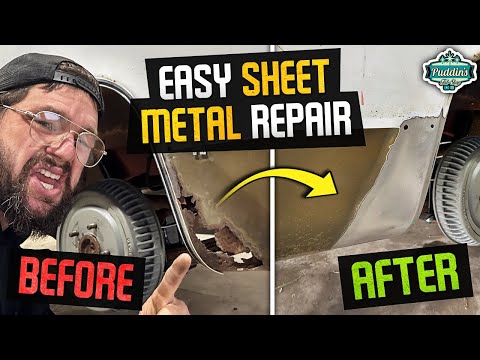 CHEAP REPAIRS. Basic Patch Panels with MIG welder. 1976 GMC Truck.