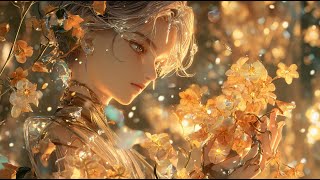[ASMR] Which season do you like? 🌸 Glass Human Eating Seasonal Flowers