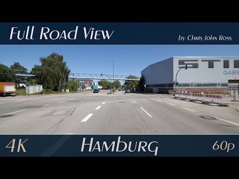 Hamburg, Germany: Billbrook/Horn, Grusonstraße, Wöhlerstraße, Horner Rampe - 4K (UHD/2160p/60p)
