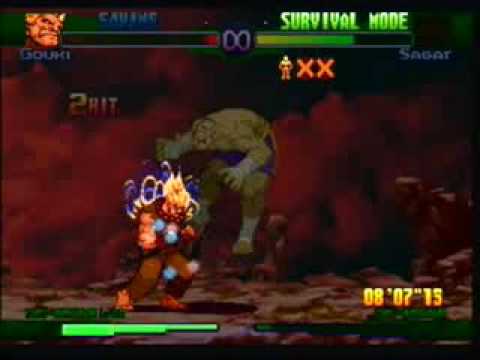 Survivor Mode: Shin Akuma vs 3 Sagat