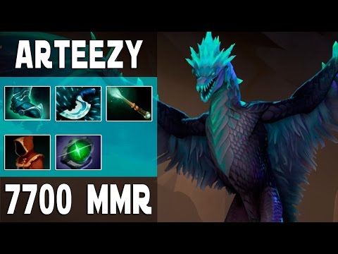 DOTA 2 - ARTEEZY WINTER WYVERN 6.85 GAMEPLAY - MMR 7700