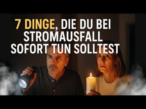 7 things you should do immediately in case of a power outage!