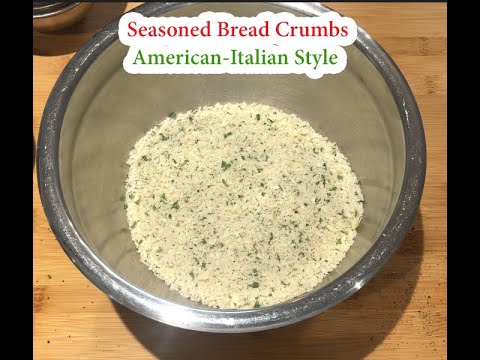 Seasoned Bread Crumbs (American Italian Style) - Chef G.S.  Argenti