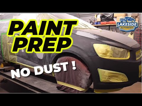 How to Prepare a Car for Paint - No Dust!