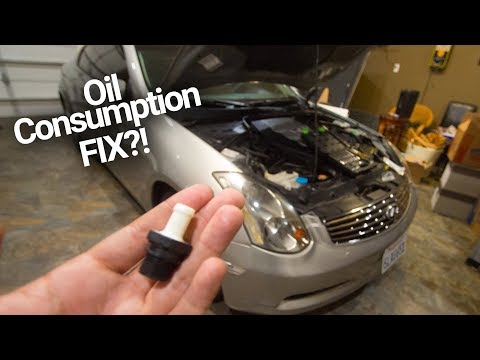 This FIXES G35 Oil Consumption - PCV Valve Replacement
