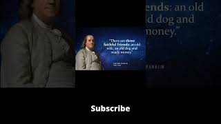 #quotes  Benjamin Franklin Quotes 5 | Feel Inspired #shorts #motivation  #inspiration  #subscribe