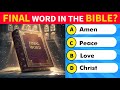 Only True Believers Pass This Bible Quiz – Can You? 🙏📖