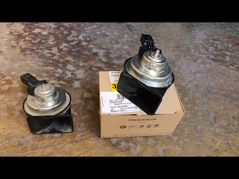 How to Change Signal Horn Vw Golf 7 / Change Horn Horn Damaged Wet
