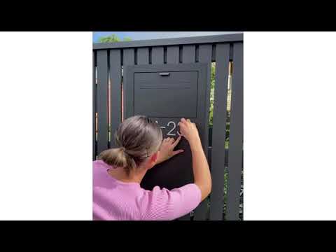 Milkcan - Steel House Numbers - How to Apply