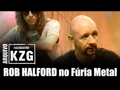 ROB HALFORD no Fúria Metal (17/3/1994) - Arquivo KZG - entrevistado por Gastão Moreira