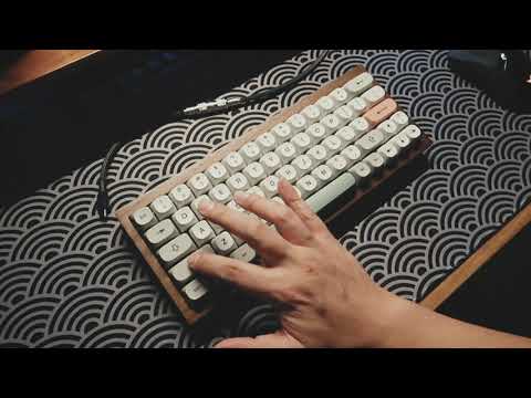 KBDFans Tofu60 Walnut O-Ring Mount Case build with Ks-3x47