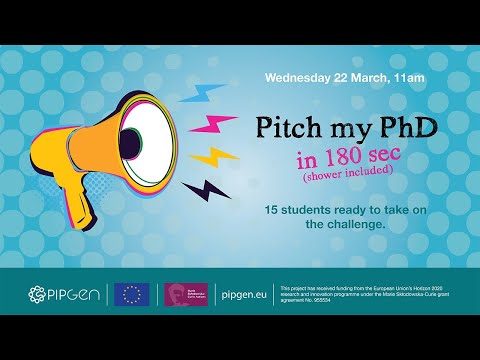 Pitch my PhD in 180 sec