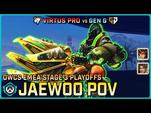 [ JaeWoo ] EARTH-SHAKING Venture Plays | Virtus Pro vs Gen G | OWCS EMEA Stage 3 Playoffs