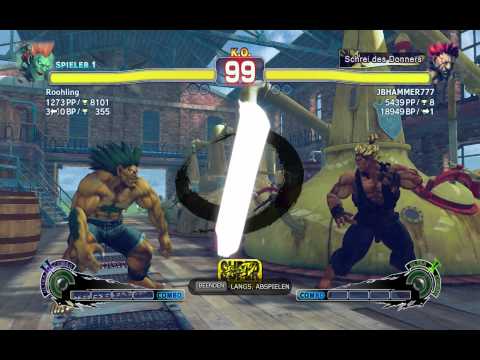 JBHAMMER777 (Ak) vs ZCF KEEN (T. Hawk) vs Roohling (BL) Ranked Match SSf4 AE