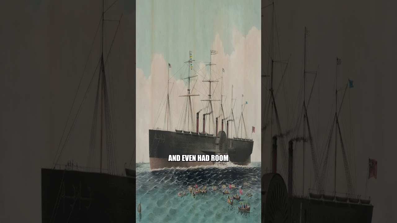 SS Great Eastern: The Massive 1858 Ship That Could Carry 4000 Passengers and a Railway