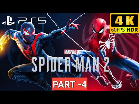 Spider-Man 2 PS5 Gameplay Walkthrough Part 4 – 4K 60FPS | No Commentary