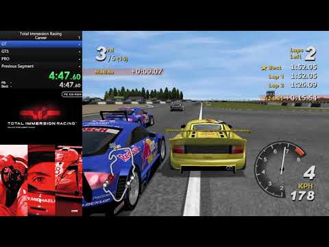 Total Immersion Racing Career Speedrun in 1:21:48 (WR)