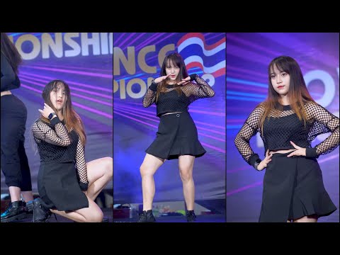 190707 직캠 "???"(Mquatier) cover "Black Widow"(PRISTIN) @ The Market Bangkok Cover Dance