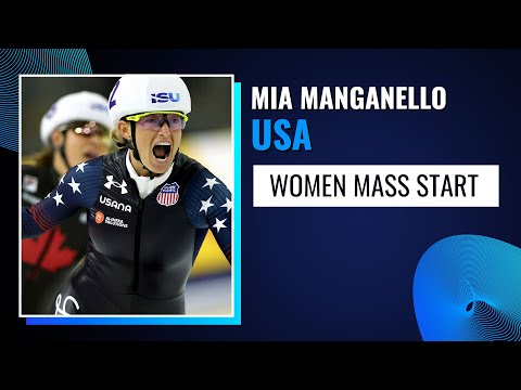 Mia Manganello Wins Women’s MS for the USA! | Mass Start | Salt Lake City 2025 | #speedskating