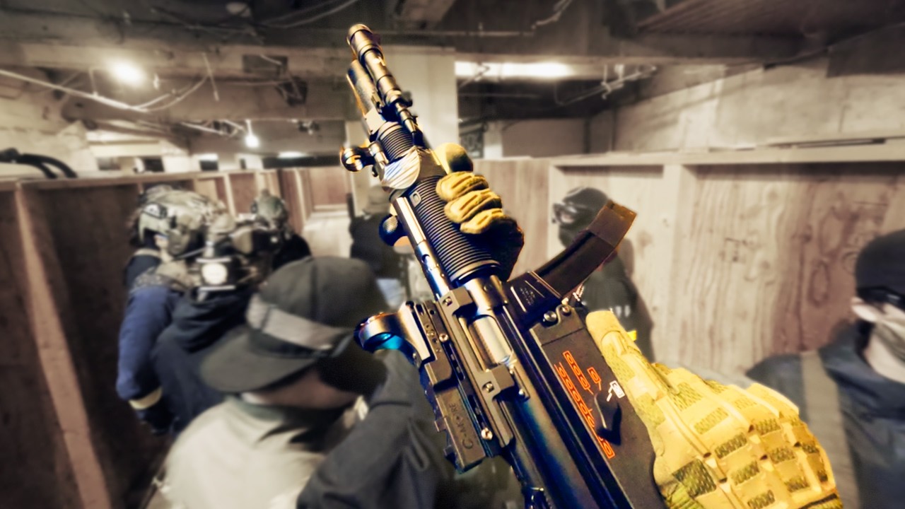 My first time using the BEST airsoft MP5SD6.