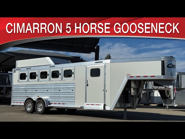 Preview image of Cimarron Norstar 5 Horse Gooseneck With Air Ride And V Nose youtube video