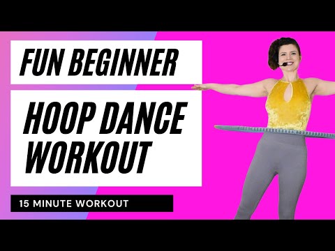 Hula Hoop Dance Workout: Super Fun 15 Minute Beginner Workout for the Abs!