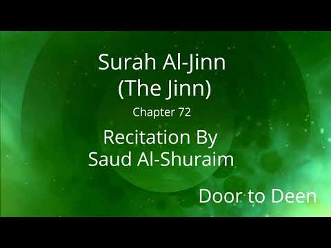 Surah Al-Jinn (The Jinn) Saud Al-Shuraim  Quran Recitation