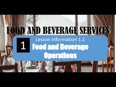 TLE Food & Beverage Services | Complete Training for Hospitality