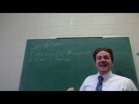 Who was the Marquis de Sade?