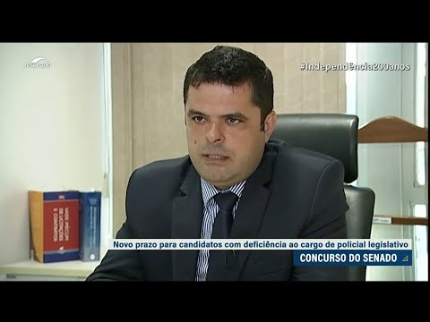 Concurso do Senado: pessoa com deficiência ainda pode se inscrever ao cargo de policial