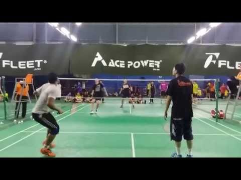 Badminton ~ Piala YAB Dato' Menteri Besar Selangor 2015 pusingan awal (MD) #1