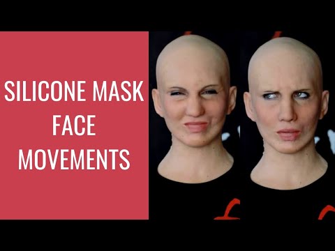 Female Silicone Mask - Face Movements